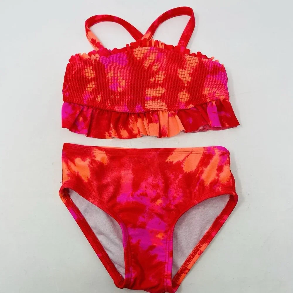 Cat‎ & Jack Baby Girls 18 Months Lot of 2 Bikini & One Piece Swimsuits 1449